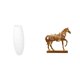 thumbnail image 1 of Cubierta de lámpara de pie,Lámpara de pie decorativa con pantalla de papel de arroz,Lámpara de pie clásica con pantalla y accesorios de iluminación,Estatuas de caballos,Estatuas de, 1 of 8