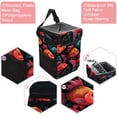 thumbnail image 2 of Fish Foldable with Lid Leak-Proof Hanging Storage Bag Mini Trash Can Car Trash Bin Trash Can for Car, 2 of 6