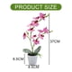 thumbnail image 2 of Flor falsa phalaenopsis bonsái de escritorio, pequeña planta de decoración, flor artificial, planta verde artificial, 2 of 5