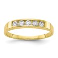 thumbnail image 1 of 10K Yellow Gold CZ Cubic Zirconia Polished Child'S Ring, 1 of 2