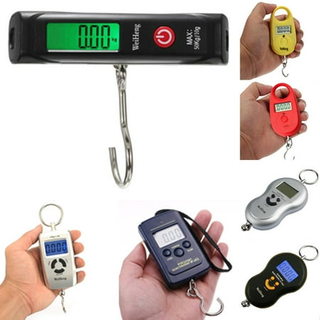 Digital Pocket Scale 40Kg x 10g Fishing Hanging Luggage Weighing Weight Hook - Walmart.com