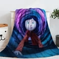 thumbnail image 4 of Coraline Cartoon Ghost Mom Flannel Blanket Wholesale Blanket Sheets Air Conditioning Blanket Napping Blanket, 4 of 24