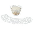 thumbnail image 2 of WHITE DIE CUT CUPCAKE COLLARS (2DZ) - Party Supplies - 24 Pieces, 2 of 2