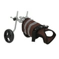 thumbnail image 3 of Chariot pour Chien à 2 Roues Réglables, Petit Chariot pour Chien avec Bandes Réfléchissantes, Aide les Petits Animaux avec Membres Paralysés à Récupérer Leur Mobilité, Fauteuil Roulant pour Chien, 3 of 8