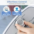 thumbnail image 6 of Costway Portable Mini Counter Top Washing Machine 5.5lbs Spin Basket Laundry Grey, 6 of 12