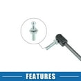 thumbnail image 6 of Unique Bargains 10mm Car Strut Ball 5/16-18 Thread 1" Long Shank for Gas Lift Support Strut End Fittings Metal Set of 2, 6 of 7