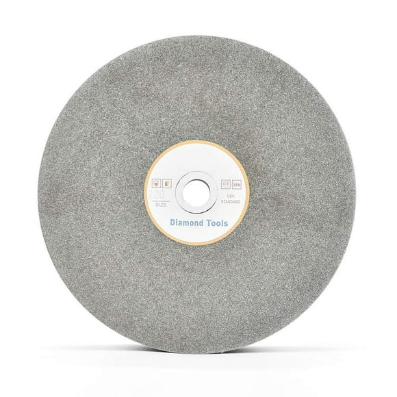 SCOTTCHEN Diamond Flat Lap Wheel 6" x 1/2" Arbor Grinding Sanding Disc Lapping Polishing Disc-120 Grit