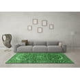 thumbnail image 3 of Ahgly Company Indoor Square Persian Emerald Green Traditional Area Rugs, 8' Square, 3 of 4