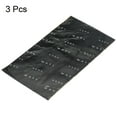 thumbnail image 3 of Uxcell 220 x 120 x 1.5mm Sound Deadening Mat Air Conditioner Damping Block Butyl Rubber, Black Pack of 3, 3 of 4