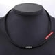 thumbnail image 5 of Men's Black Leather Necklace with Magnetic Clasp and Stainless Steel Accents, 4/6/7MM Braided Cord for Stylish Everyday Wear, 5 of 5