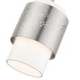 thumbnail image 2 of Livex Lighting  1 Light Brushed Nickel Pendant, 46259-91 - 7" Dia x 11.625" - 47.625" Adj. H, 2 of 8
