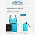 thumbnail image 7 of Portable Foldable Backpacks, Dienrx Lightweight Backpack For Camping, Hiking, Travel, Picnic, Sports, Multi-Pocket, Adjustable Wide Shoulder, 7 of 7