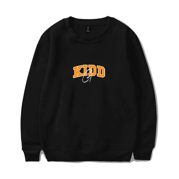 Singer Kidd G Merch Long Sleeve Classic Orange Logo Sweatshirt Men Women Crewneck