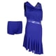 thumbnail image 3 of Vestido de Baile Latino con Borlas Macarena Azul L, 3 of 8