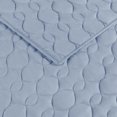 thumbnail image 3 of Serta Simply Comfort Light Blue Solid 3-Piece Quilt Set, Full/Queen, 3 of 4