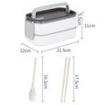 thumbnail image 4 of LCXmlly Plant Grow Bag Microwaveable Leakproof Lunch Box Set Large Capacity Bento Cases for School Students, 4 of 6
