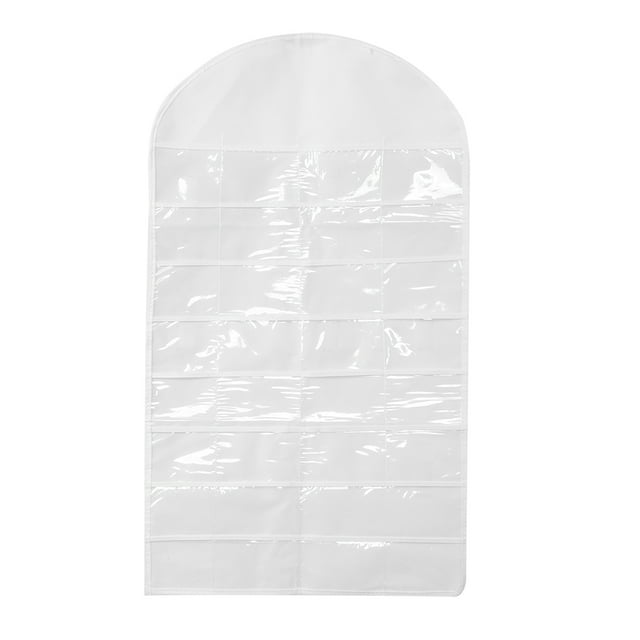 Almacenamiento colgante, 32 bolsillos, bolsa de almacenamiento de doble cara, armario de puerta de pared, probado profesionalmente