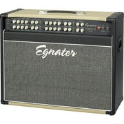 Angle View: Egnater Tourmaster Series 4212 All-Tube Guitar Combo Amp Black, Beige