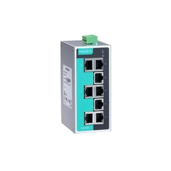 MOXA EDS-208A - 8 Ports Unmanaged Ethernet Switch, -10 to 60C