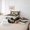 thumbnail image 5 of Feelyou Vintage Farmhouse Twin Bedding Sets 7-Piece, Jungle Wolf Animal Bedding Comforter Set, Western Aztec Countryside Sheet Sets, Microfiber Bedroom Decor, 5 of 7