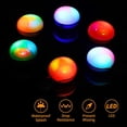 thumbnail image 2 of Juego de 6 lámparas LED para perros, collar con luz nocturna para perros, luz de seguridad colorida para perros y gatos, lámpara LED impermeable, 3 modos de parpadeo., 2 of 5