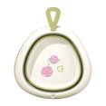 thumbnail image 2 of Foldable Wash Basin, Cute Portable Plastic Basins Multipurpose  for Travel Camping Laundry Green, 2 of 7