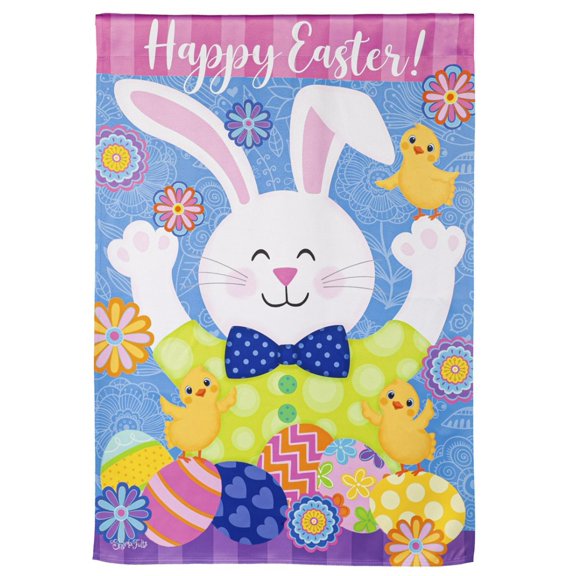 Easter Fun Banner 2 Sided House Flag Decorative