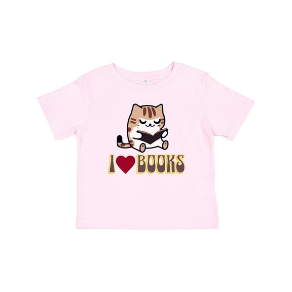 Inktastic I Love Books Reading Cat Girls Baby T-Shirt