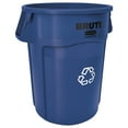 thumbnail image 2 of Rubbermaid Commercial FG264307BLUE Brute 44 gal Polyethylene Recycling Container - Blue, 2 of 4