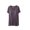Coffee, variant on DeHolifer Women Pajama Tops Short Sleeve V-Neck Solid Color Homewear Loose Blouse Tops with Chest Pad Coffee 2XL