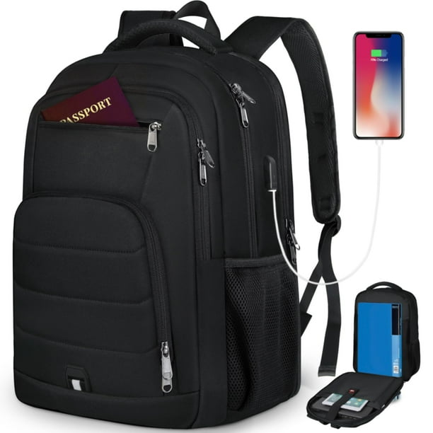 Mochila RAINSMORE para portátil impermeable de 17 pulgadas para hombres y mujeres