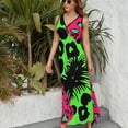 thumbnail image 3 of Animal Print Patterns Sleeveless Dress Woman Fashion Long Dresses Women's Summer Suit Dress 2025, 3 of 7