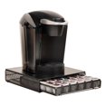 thumbnail image 1 of Mind Reader Single Serve Coffee Pod Drawer, 36 Pod Capacity, Countertop Organizer, Metal, 12.75" L x 13" W x 3" H, Black, 1 of 7