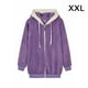 thumbnail image 4 of Abrigo con capucha Qarigey de poliéster morado XXL, 4 of 6