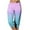 Gradient, variant on Yufatyle Women's Gradient Color Capri Pants Casual Elastic Drawstring Waist Loose Pants with Pocket Sports Capris S
