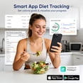 thumbnail image 4 of Smart Food Scale with Nutritional Calculator, Free APP with 24 Nutrients Tracking, Calorie, Macro, Premium Stainless Steel Digital Food Scale for Meal Prep Weight Loss, Grams/Ounces, 11lb Capacity, 4 of 19