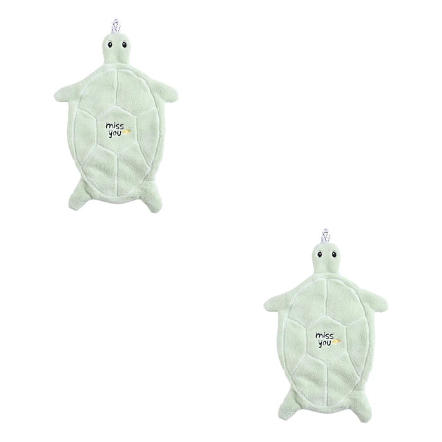 Naiovety Toalla de mano, paño absorbente bonito, pañuelo para colgar en la cara, suministros para el hogar, regalos para niños, pato Type2 NO2