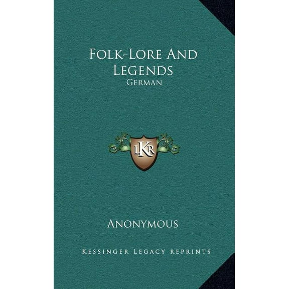 Folk-Lore And Legends : German (Hardcover)