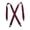 Burgundy, variant on CTM Terry Casual Elastic Clip-End 1 1/2 Inch Suspenders (Men)
