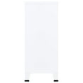 thumbnail image 3 of vidaXL Coffre de Rangement Industriel Acier Blanc, 3 of 5