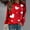 Red#2, variant on Viikei Womens Tops,Long Sleeve Shirts for Women Fall Womens Tops,Women's Fall and Winter Valentine's Day Print Casual Long Sleeved Round Neck Hooded Sweatshirt Tops Blouse Multicolor M