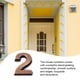 thumbnail image 3 of Yuarrent Números de casa para el exterior del hogar, exquisitas marcas numéricas resistentes, accesorios de marcado de puertas para el de Decoración del hogar Número 2, 3 of 6