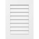 thumbnail image 1 of Ekena Millwork GVPVE14X1801SN Ventilación vertical de PVC a dos aguas para montaje en superficie, 14"W x 18"H, imprimada en fábrica, color blanco, 1 of 1