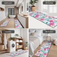 thumbnail image 5 of Pioneer Flower Floral Print Pattern Kitchen Rugs Sets Of 3,Kitchen Runner Rugs Non Skid Washable,Decorative Kitchen Floor Mats for Kitchen,Sink,Laundry,17"x30"+ 17"x47" + 17"x59", 5 of 6