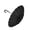Black, variant on Fabric Long Handle Umbrella Curved Handle Design Ergonomic Rain Protections For Everyday Use