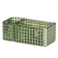 thumbnail image 1 of Multifunctional Tissue Box With Remote Control Holder Vintage Rectangular Desk-organiser With 3 CompartmentsDark Green, 1 of 2