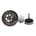 thumbnail image 3 of tamizeot Kitchen Sink Waste Kit With Overflow Stainless Steel Overflow Kit Included Stainless Steel Sink, 3 of 6