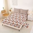 thumbnail image 2 of Erosebridal Geometric Aztec Full Size Sheets, Bohemian Hippie Farmhouse Bed Sheets, Brown, 4pcs 1 Flat Sheet, 1 Fitted Sheet and 2 Pillowcases, 2 of 5