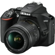 Nikon D3500 DSLR Camera Bundle with AF-P DX 18-55mm Lens, 64GB SD Card, Camera Bag, Filter Kit, Spare Battery & Telephoto Lens (International Model)