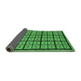 thumbnail image 2 of Ahgly Company Indoor Rectangle Abstract Emerald Green Modern Area Rugs, 2' x 5', 2 of 4